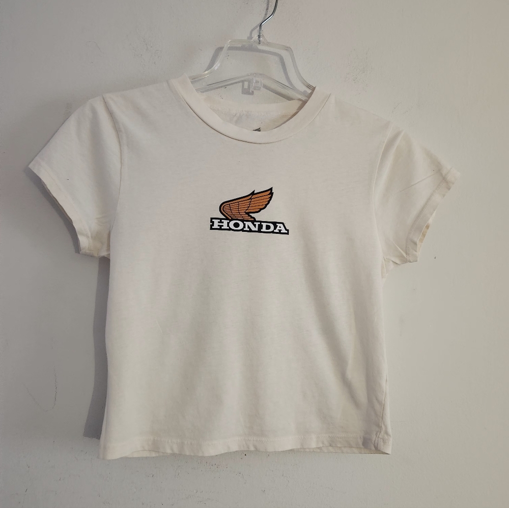 Honda Special Edition licensed graphic cropped T-shirt, Size M